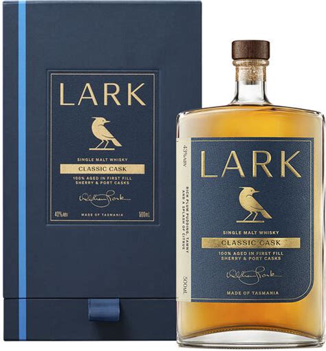 lark classic cask whisky 500ml.